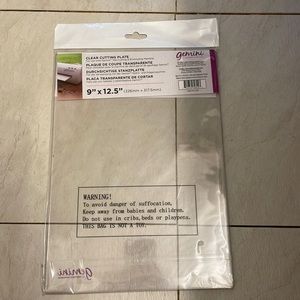 Gemini 9x12.5 clearly cutting plate